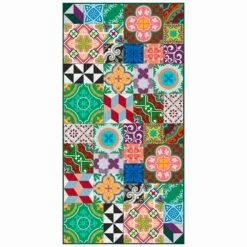 Modern Vinyltapijt Met Kleurrijke Fantasie - Timio