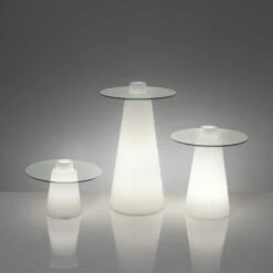 Salontafel Met Weinig Licht Slide Peak H50 Cm In Polyethyleen En Glas 7 Salontafel Met Weinig Licht Slide Peak H50 Cm In Polyethyleen En Glas -Slide Shop tavolino basso luminoso slide peak h50 polietilene e vetro made italy 4