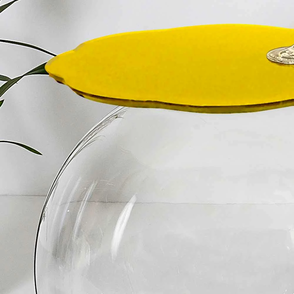 Salontafel / Ronde Gele Container Biffy, Modern Design Made In Italy 2 Salontafel / Ronde Gele Container Biffy, Modern Design Made In Italy - Afbeelding 2