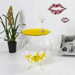 Salontafel / Ronde Gele Container Biffy, Modern Design Made In Italy 10 Salontafel / Ronde Gele Container Biffy, Modern Design Made In Italy -Slide Shop tavolino contenitore tondo giallo biffy design moderno made in italy
