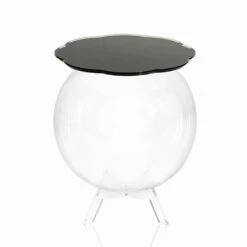 Salontafel / Round Black Box Biffy, Modern Design Made In Italy