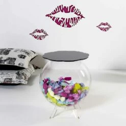 Salontafel / Round Black Box Biffy, Modern Design Made In Italy 11 Salontafel / Round Black Box Biffy, Modern Design Made In Italy -Slide Shop tavolino contenitore tondo nero biffy design moderno made in italy