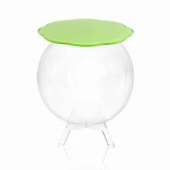 Koffie / Groene Ronde Container Biffy, Modern Design Made In Italy