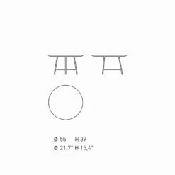 Kleurrijke Moderne Ronde Design Salontafel Voor Woonkamer - Boogie -Slide Shop tavolino da caffe per il salotto di design rotondo moderno colorato boogie 10