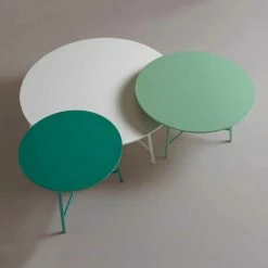 Kleurrijke Moderne Ronde Design Salontafel Voor Woonkamer - Boogie
