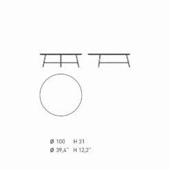 Kleurrijke Moderne Ronde Design Salontafel Voor Woonkamer - Boogie -Slide Shop tavolino da caffe per il salotto di design rotondo moderno colorato boogie 9