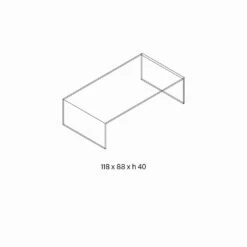 Rechthoekige Salontafel In Extralight-glas Made In Italy - Nodino -Slide Shop tavolino da caffe rettangolare in vetro extrachiaro made in italy nodino 1