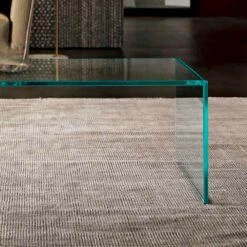 Rechthoekige Salontafel In Extralight-glas Made In Italy - Nodino -Slide Shop tavolino da caffe rettangolare in vetro extrachiaro made in italy nodino 7
