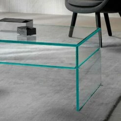 Bridge Salontafel In Extra Helder Glas Made In Italy - Tifrana 11 Bridge Salontafel In Extra Helder Glas Made In Italy - Tifrana -Slide Shop tavolino da salotto a ponte in vetro extrachiaro made in italy tifrana 6
