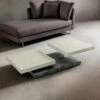 Salontafel Met Draaiende Bladen In HPL Made In Italy, Precious - Paris