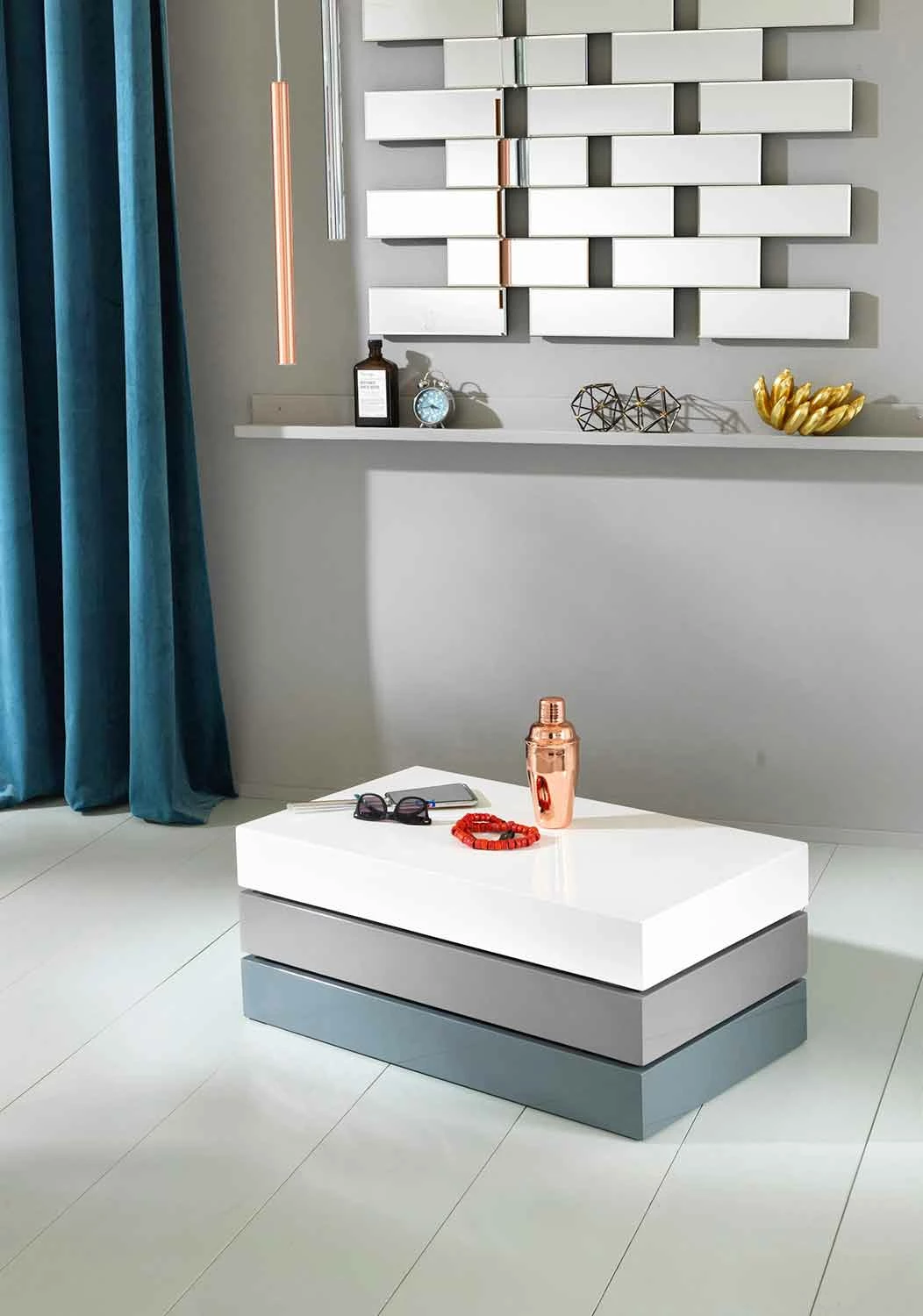 Koffietafelcontainer Met Modern Design In Mdf - Tiziana 4 Koffietafelcontainer Met Modern Design In Mdf - Tiziana - Afbeelding 4