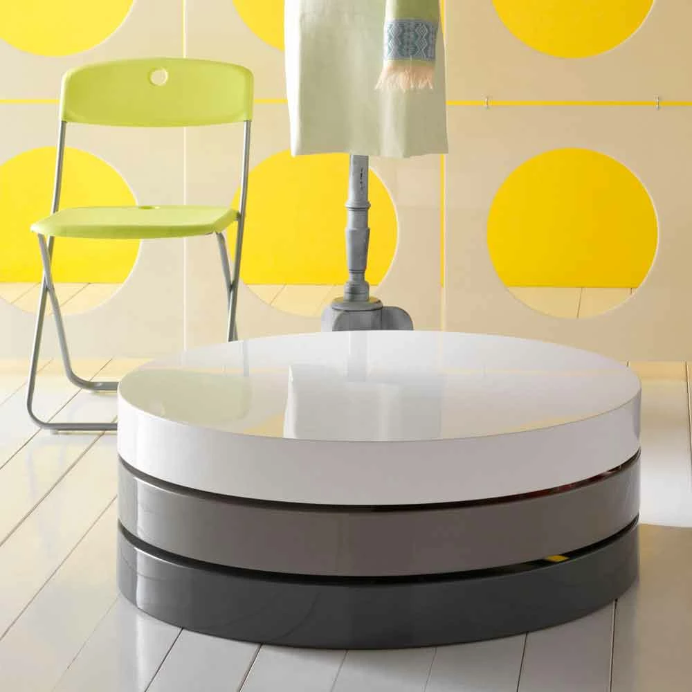 Koffietafelcontainer Met Modern Design In Mdf - Tiziana 8 Koffietafelcontainer Met Modern Design In Mdf - Tiziana - Afbeelding 8