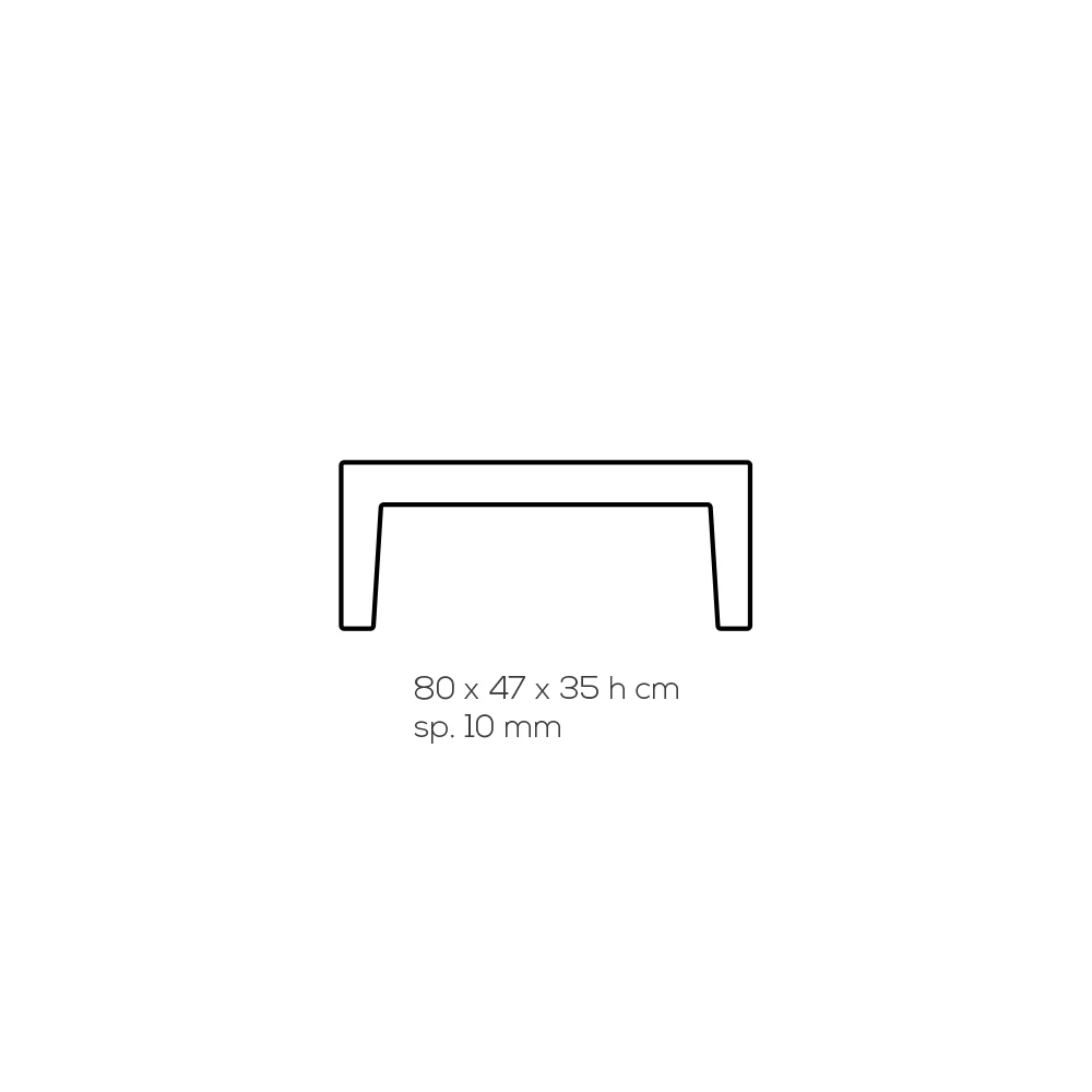 Minimale Transparante Acryl Kristallen Salontafel - Rover 4 Minimale Transparante Acryl Kristallen Salontafel - Rover - Afbeelding 4