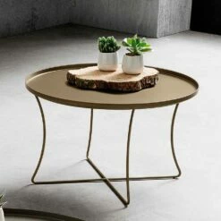 Metalen Salontafel Met Bakje Gemaakt In Italië - Numbo -Slide Shop tavolino da salotto in metallo con vassoio contenitore made in italy numbo 10