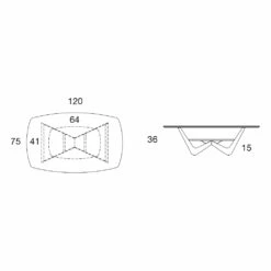 Metalen Salontafel Keramisch Blad Met Opbergruimte - Emiraat -Slide Shop tavolino da salotto in metallo piano in ceramica con portaoggetti emirato 10