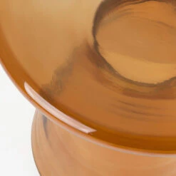 Salontafel In Glas En Decor In Vermessingd Staal - Gabrio -Slide Shop tavolino da salotto in vetro e decoro in acciaio placcato ottone gabrio 6