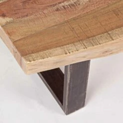 Moderne Salontafel In Acaciahout En Homemotion Staal - Verdicchio 10 Moderne Salontafel In Acaciahout En Homemotion Staal - Verdicchio -Slide Shop tavolino da salotto moderno in legno di acacia e acciaio homemotion verdicchio 4