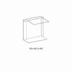 Moderne Salontafel Van Metaal En Gerookt Of Helder Glas Gemaakt In Italië - Teilor -Slide Shop tavolino da salotto moderno metallo e vetro fume o chiaro made in italy teilor 8