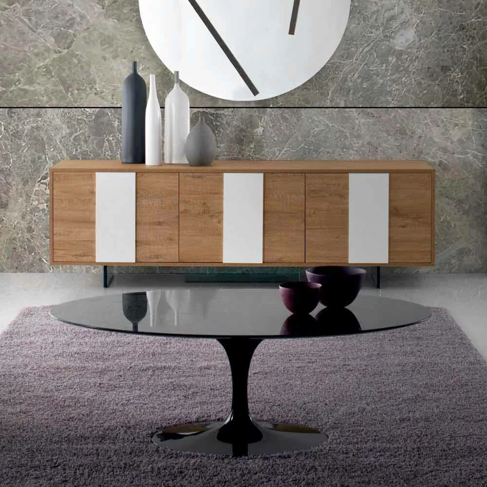 Ovale Salontafel In Carrara-marmer Of Marquinia Made In Italy - Dollars 3 Ovale Salontafel In Carrara-marmer Of Marquinia Made In Italy - Dollars - Afbeelding 3