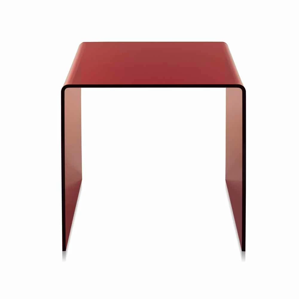 Moderne Koffie Rode Lounge 40x40cm Terry Klein, Made In Italy 3 Moderne Koffie Rode Lounge 40x40cm Terry Klein, Made In Italy - Afbeelding 3