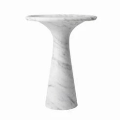 Ronde Design Salontafel In Wit Carrara Marmer - Udine -Slide Shop tavolino da salotto rotondo di design in marmo bianco di carrara udine 3