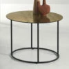Ronde Salontafel In Gezeefdrukt Glas Made In Italy - Massimiliano