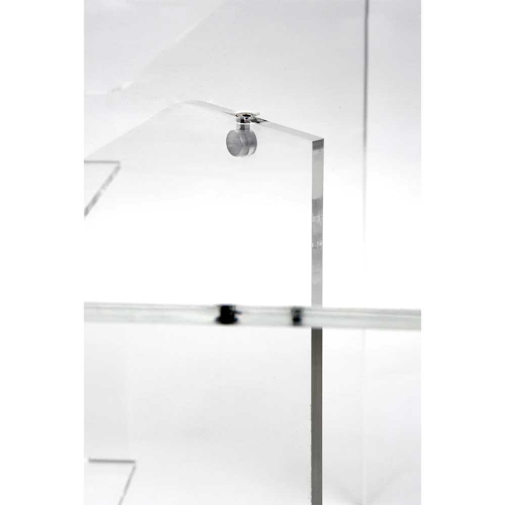 Design Salontafel In Transparant Vierkant Plexiglas Made In Italy - Fiocco 3 Design Salontafel In Transparant Vierkant Plexiglas Made In Italy - Fiocco - Afbeelding 3