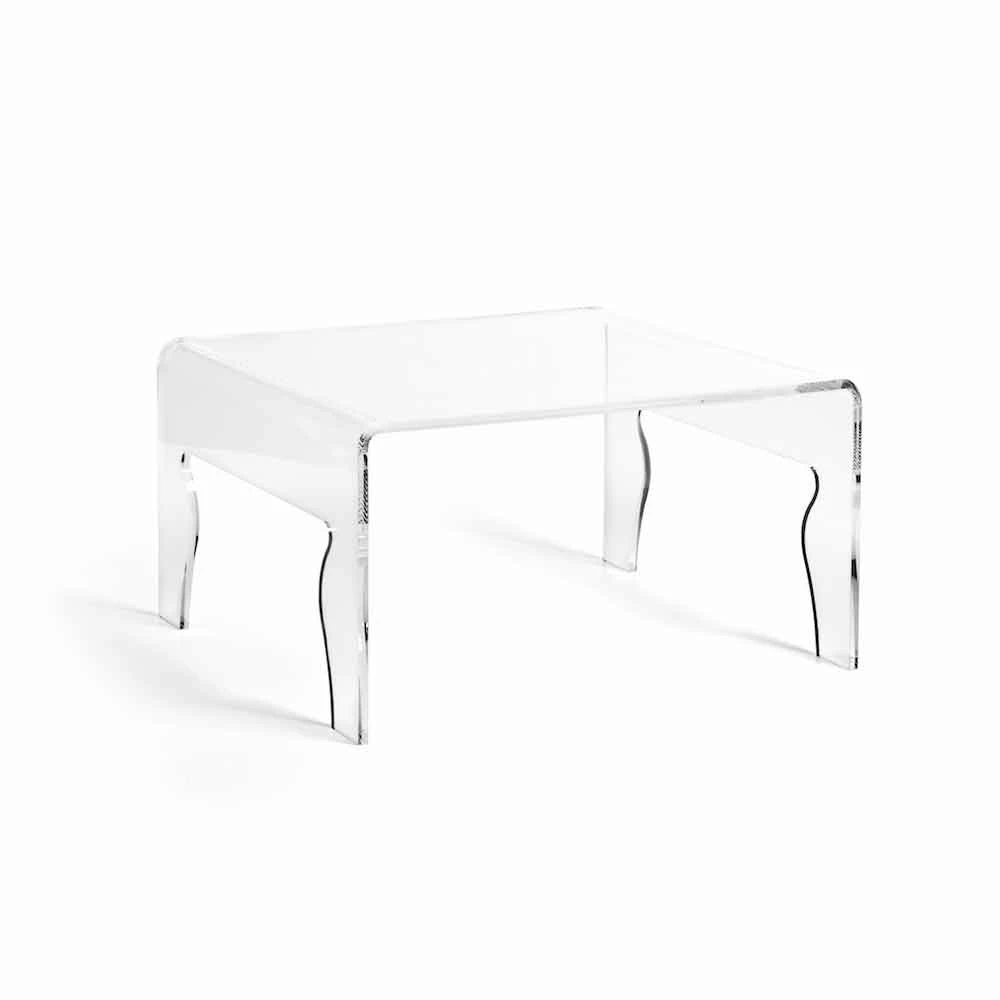 Moderne Salontafel In Methacrylaat L56x50xH31cm, Chris 2 Moderne Salontafel In Methacrylaat L56x50xH31cm, Chris - Afbeelding 2