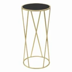 Rond Design Telefoonstandaard In Ijzer En Glas - Faith