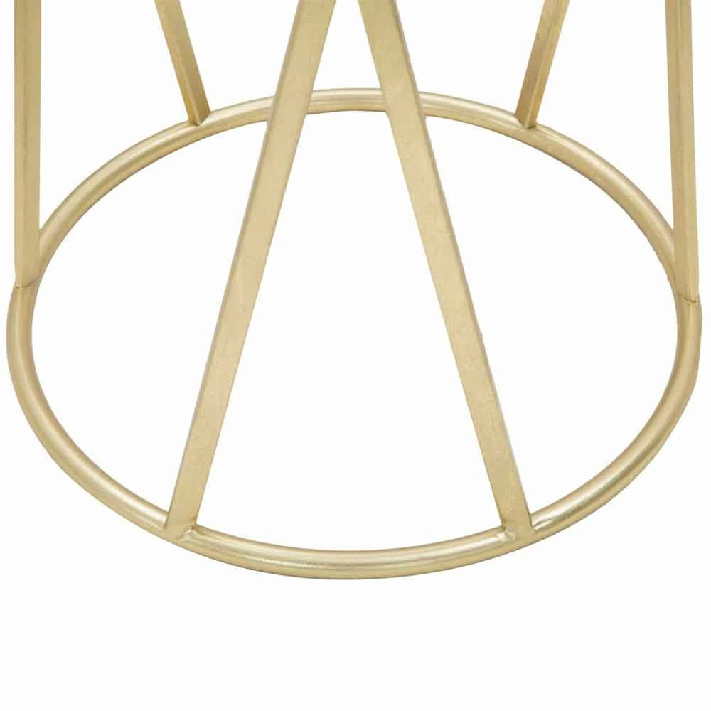 Rond Design Telefoonstandaard In Ijzer En Glas - Faith 4 Rond Design Telefoonstandaard In Ijzer En Glas - Faith - Afbeelding 4