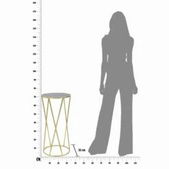 Rond Design Telefoonstandaard In Ijzer En Glas - Faith 10 Rond Design Telefoonstandaard In Ijzer En Glas - Faith -Slide Shop tavolino porta telefono tondo di design in ferro e vetro faith 4