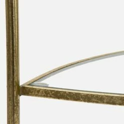 Moderne Driehoekige Telefoonstandaard 3 Planken In Ijzer En Glas - Kora -Slide Shop tavolino portatelefono 3 ripiani triangolare moderno in ferro e vetro kora 3