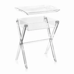 Salontafel Transparante Lunchbox Ontwerp Olivia Gemaakt In Italië -Slide Shop tavolino portavivande trasparente di design olivia made in italy 8