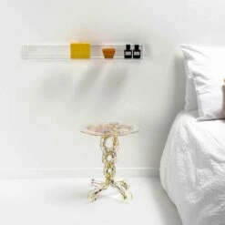 Ronde Tafel Diameter 36 Cm Janis Veelkleurige Design, Gemaakt In Italië -Slide Shop tavolino rotondo diametro 36 cm design multicolore janis made in italy