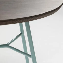 Salontafel Met Rond Massief Houten Blad Made In Italy - Makino -Slide Shop tavolino salotto con piano rotondo in legno massello made in italy makino 3