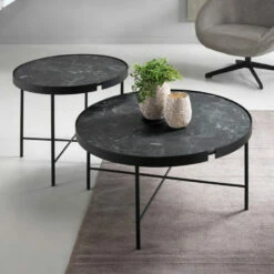 Salontafel Met Rond Blad Van Gelaagd Glas Made In Italy - Marimo 7 Salontafel Met Rond Blad Van Gelaagd Glas Made In Italy - Marimo -Slide Shop tavolino salotto con piano rotondo in vetro laminato made in italy marimo 2