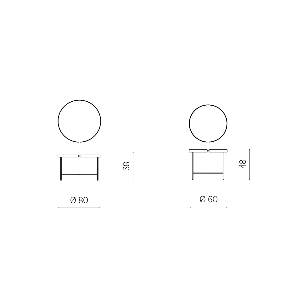 Salontafel Met Rond Blad Van Gelaagd Glas Made In Italy - Marimo 5 Salontafel Met Rond Blad Van Gelaagd Glas Made In Italy - Marimo - Afbeelding 5