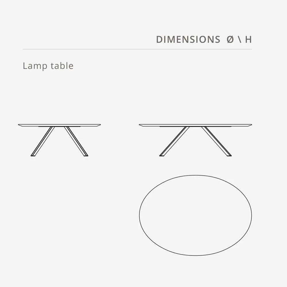 Lounge Tafel In Orobico Of Calacatta Marmer En Metaal Made In Italy - Sirena 11 Lounge Tafel In Orobico Of Calacatta Marmer En Metaal Made In Italy - Sirena - Afbeelding 11