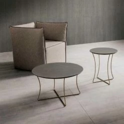 Salontafel In Geverfd Metaal Met HPL-blad Made In Italy - Numbo -Slide Shop tavolino salotto in metallo verniciato con piano in hpl made in italy numbo 9