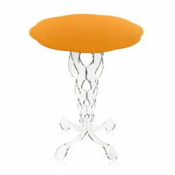 Oranje Ronde Tafel 50 Cm Janis Modern Design, Made In Italy