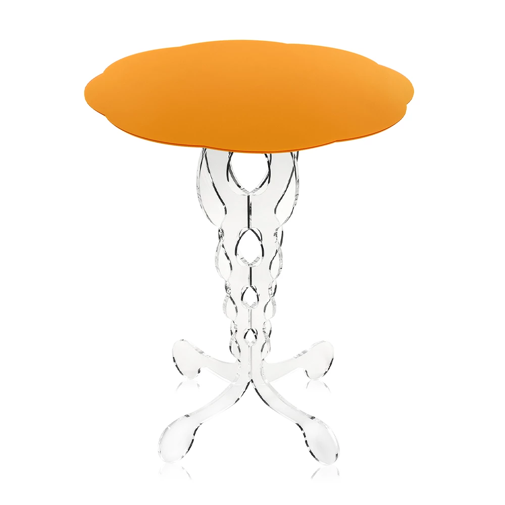 Oranje Ronde Tafel 50 Cm Janis Modern Design, Made In Italy 1 Oranje Ronde Tafel 50 Cm Janis Modern Design, Made In Italy