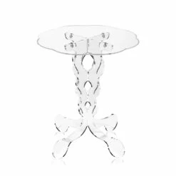 Ronde Salontafel In Transparant Plexiglas 2 Afmetingen - Fosfor 9 Ronde Salontafel In Transparant Plexiglas 2 Afmetingen - Fosfor -Slide Shop tavolino tondo da caffe in plexiglass trasparente 2 dimensioni fosforo 4