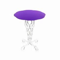 Lavendel Ronde Tafel 50 Cm Janis Modern Design, Made In Italy -Slide Shop tavolino tondo lavanda 50 cm design moderno janis made in italy 3