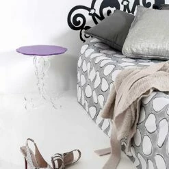 Ronde Tafel Lavendel 36cm Diameter Modern Design Janis -Slide Shop tavolino tondo lavanda diametro 36cm design moderno janis