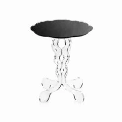 Salontafel Ronde Zwarte Diameter 36 Cm Janis Modern Design, Made In Italy -Slide Shop tavolino tondo nero diametro 36 cm design moderno janis made in italy 2