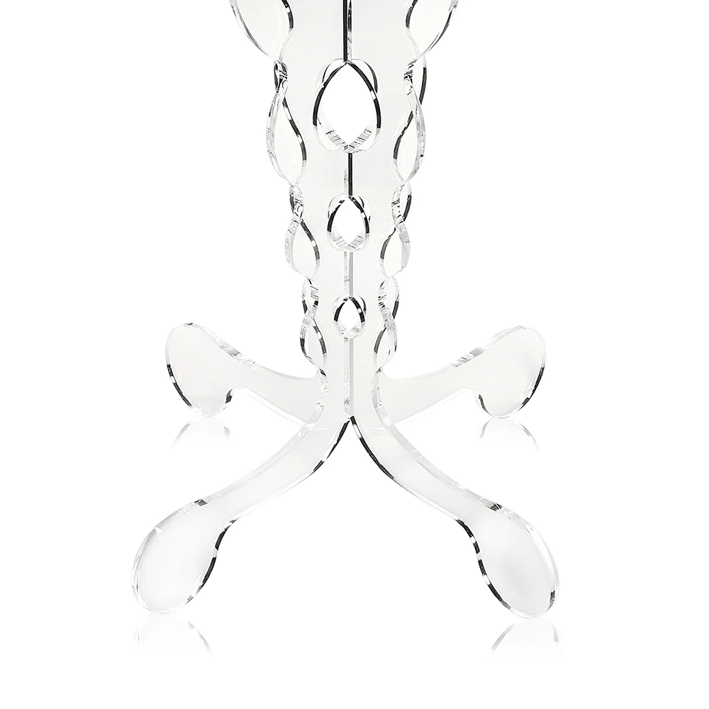 Rode Ronde Tafel Diameter 50 Cm Janis Modern Design, Made In Italy 2 Rode Ronde Tafel Diameter 50 Cm Janis Modern Design, Made In Italy - Afbeelding 2