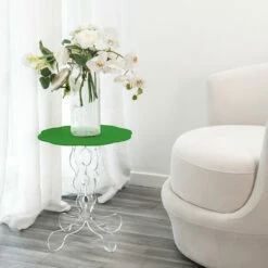 Groene Ronde Tafel Diameter 50 Cm Janis Modern Design, Made In Italy 11 Groene Ronde Tafel Diameter 50 Cm Janis Modern Design, Made In Italy -Slide Shop tavolino tondo verde diametro 50 cm design moderno janis made in italy 5