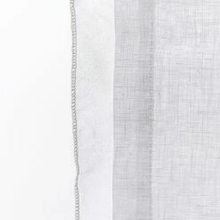 Gordijn Met Linnen Gaas En Witte Organza Met Een Elegant Ontwerp - Tapioca