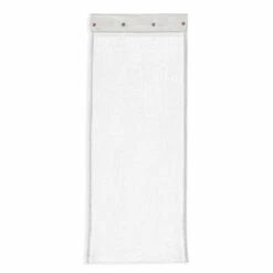 Retro Lichtgewicht Linnen Glazen Gordijn En Luxe Parelmoeren Knopen - Georgette