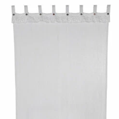 Woonkamergordijn Van Licht Linnen Met Italiaans Luxueus Kant Van Synergie - Marina -Slide Shop tenda da soggiorno di lino leggero con pizzo sinergia di lusso italiano marina 1